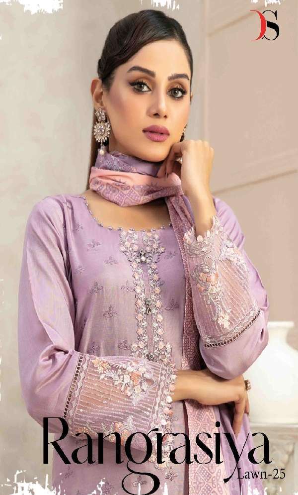 Rangrasiya Lawn-25 Open Pic by DEEPSY SUITS